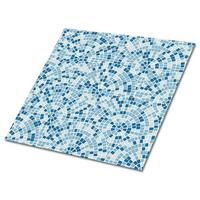 SELBSTKLEBENDE Wandfliesen 9 Stück 30x30 cm - Keramikmosaik - Blau, Textil (30/1.6/30cm) - TULUP