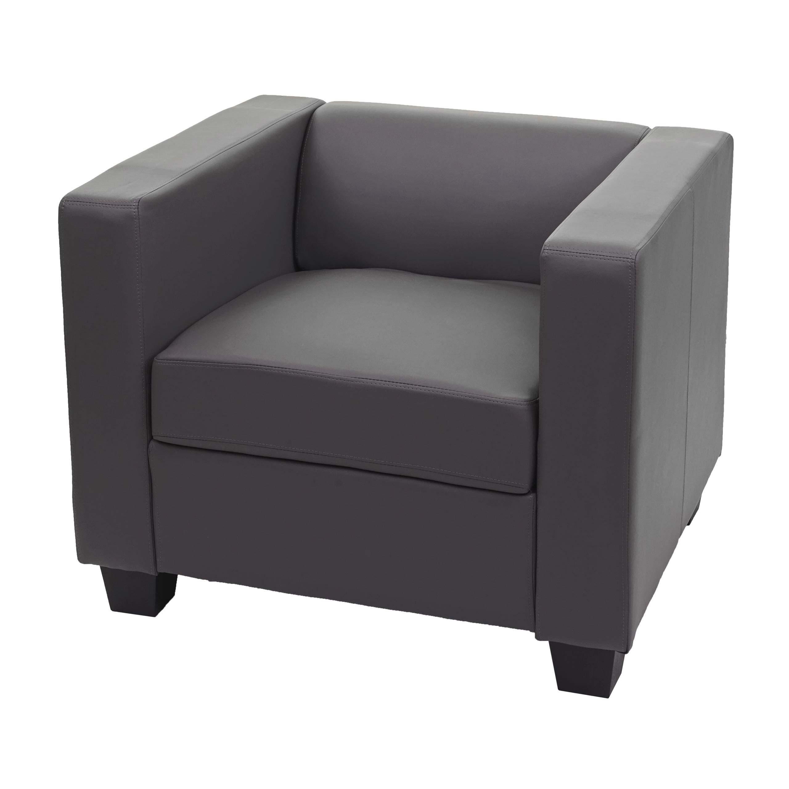 SESSEL LOUNGESESSEL Anthrazit - Anthrazit, Textil (86/70/75cm) - MCW