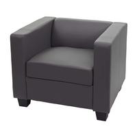 SESSEL LOUNGESESSEL Anthrazit - Anthrazit, Textil (86/70/75cm) - MCW