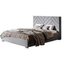 POLSTERBETT Sevilla mit Kopfteil, 160x200 cm, Doppelbett mit Bettkasten und Lattenrost aus Holz, Velourstoff Türkis - Türkis, Holz/Textil (160/200cm) - Alpi-Möbel