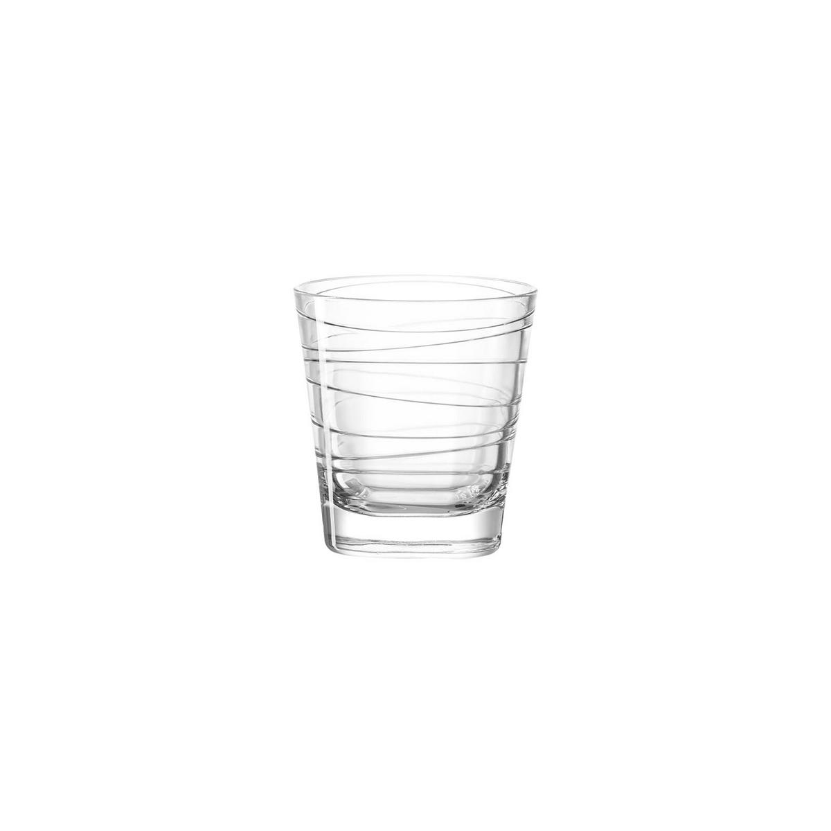 TRINKGLÄSER Vario Struttura transparent 250 ml 6er Set - Transparent, Glas (0.25L) - Leonardo Living