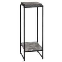 BLUMENTISCH quadratisch Grau - Grau, Holzwerkstoff (32/30/101cm) - MCW