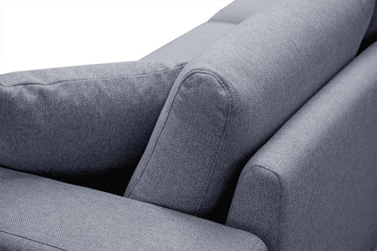 SOFA MEDIOLANE 2,5-Sitzer, hellblau - Hellblau, Holzwerkstoff/Textil (203/87/96cm) - Wozimo