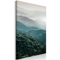 KUNSTDRUCK Grün 40/60 cm - Grau/Grün, Textil (40/60cm) - KUNSTLOFT