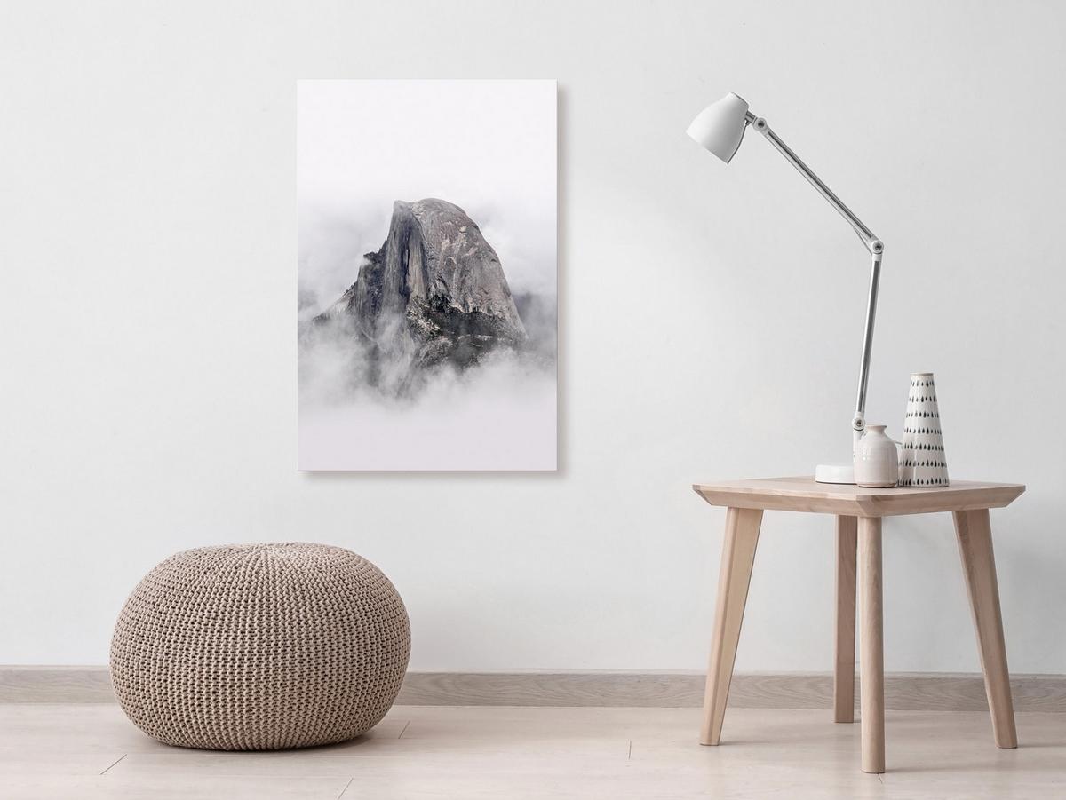 KUNSTDRUCK Grau 40/60 cm - Grau, Textil (40/60cm) - KUNSTLOFT