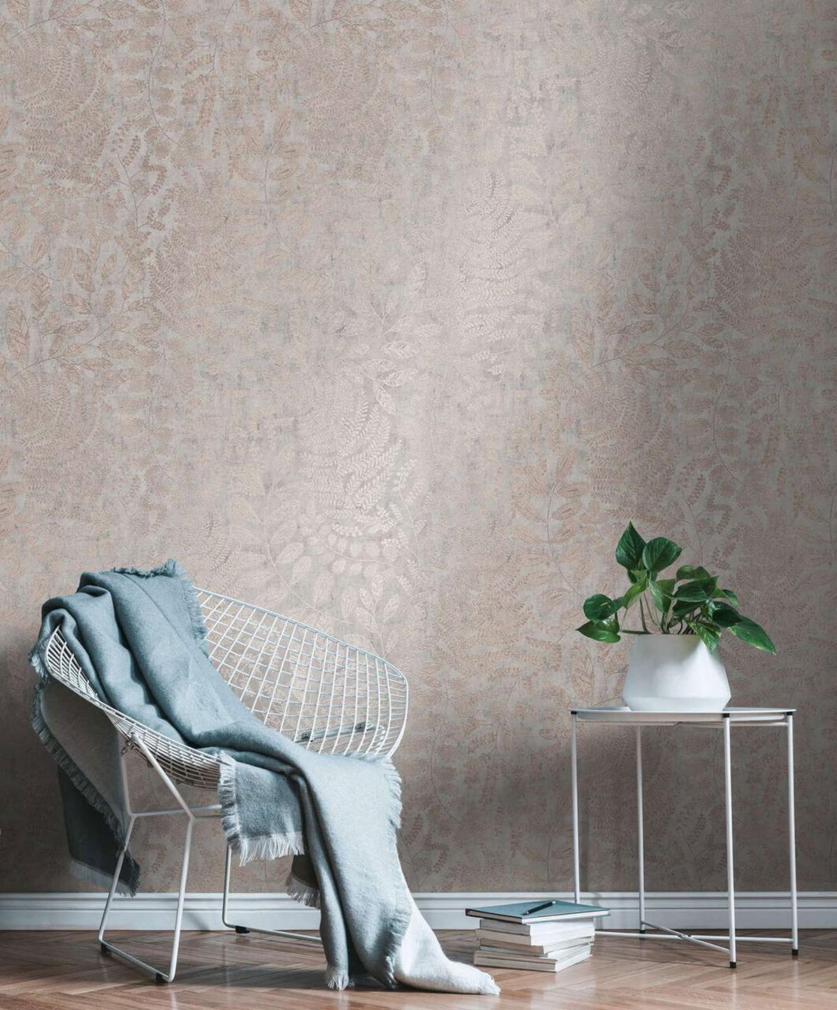 VLIESTAPETE Grau 53/1005 cm - Grau, Textil (53/1cm) - KUNSTLOFT