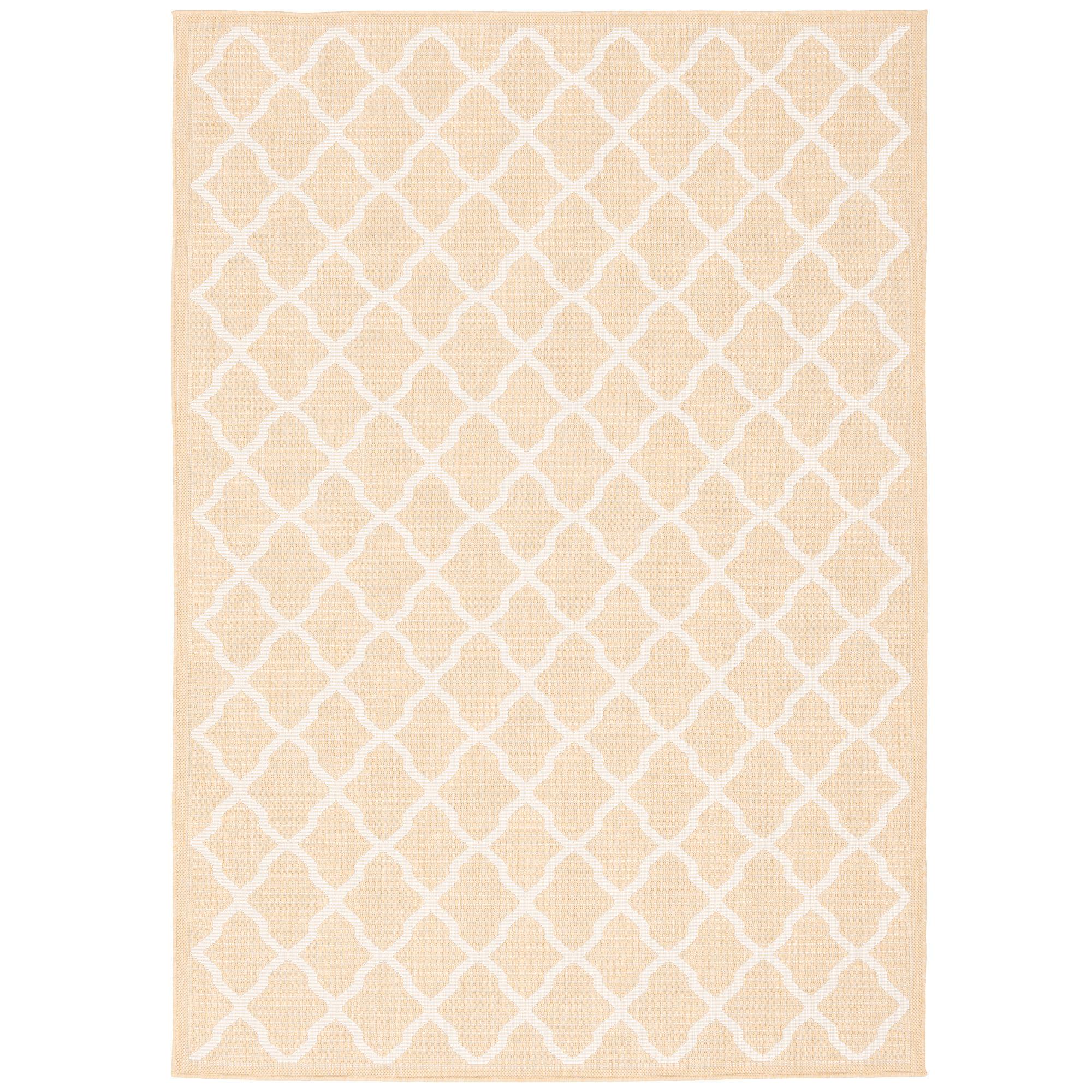 IN & OUTDOOR TEPPICH FLACHGEWEBE VALENCIA MODERN - Honig, Textil (80/150cm) - Pergamon