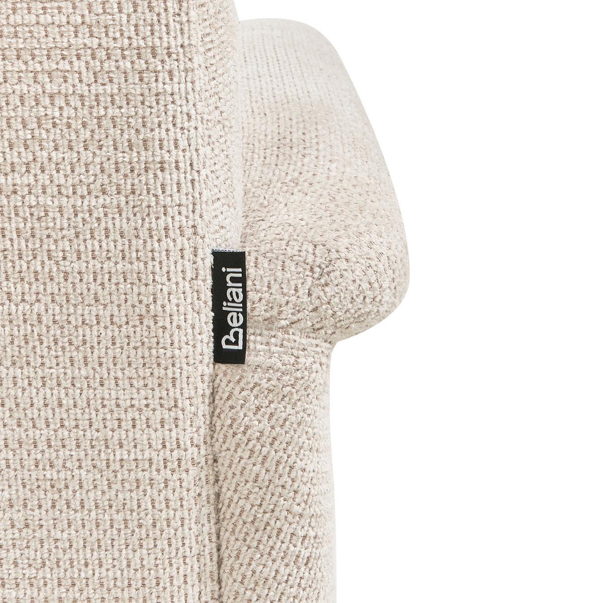 SESSEL Stoff Hellbeige Plassen - Beige, Textil (73/82/53cm) - Beliani