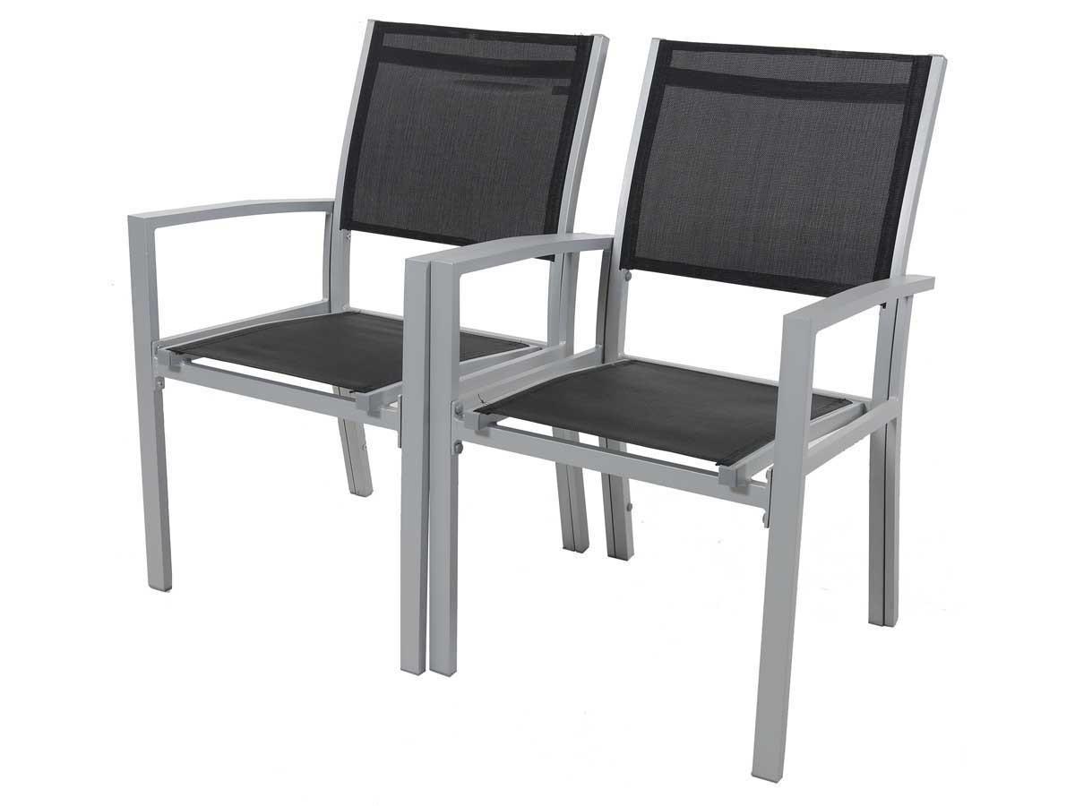 GARTENSESSEL tropic Schwarz - Schwarz, Metall (62/90/57cm) - Habitat Garten