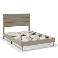 POLSTERBETT 140x190 cm Aroma, Beige - Beige, Textil (195/142/116cm) - VS Venta-stock