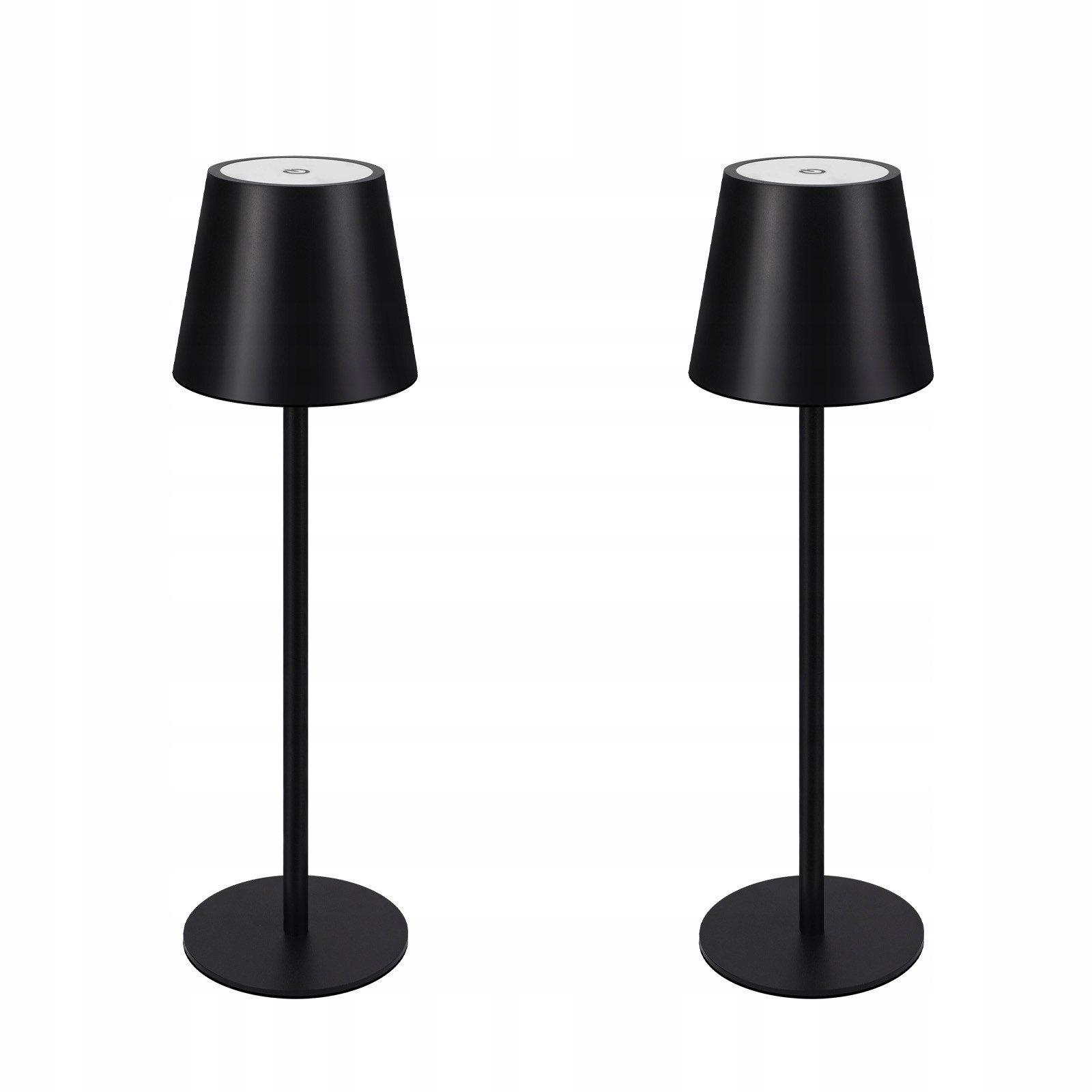 LED-TISCHLEUCHTE Osnabrück(2er-set) 11/11/37.5 cm - Schwarz, Metall (11/11/37.5cm) - Nettlife