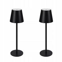 LED-TISCHLEUCHTE Osnabrück(2er-set) 11/11/37.5 cm - Schwarz, Metall (11/11/37.5cm) - Nettlife