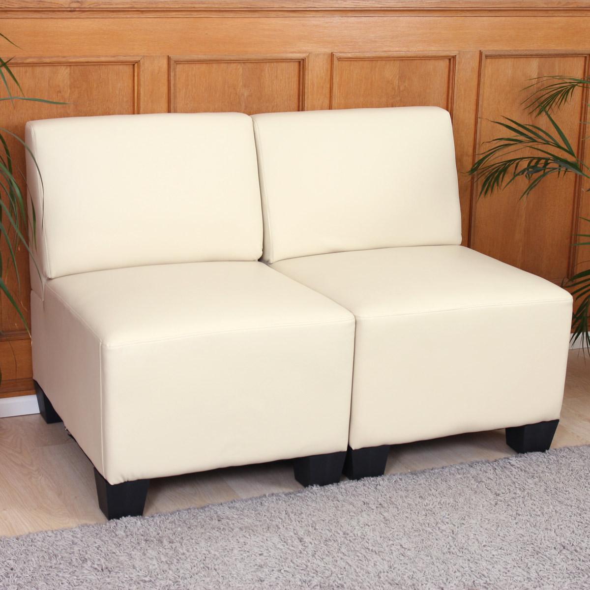 2-SITZER Beige - Beige/Creme, Textil (114/76/72cm) - MCW