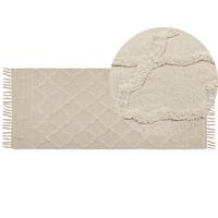 TEPPICHLÄUFER Tozlu 230/80 cm - Beige, Textil (80/230cm) - Beliani