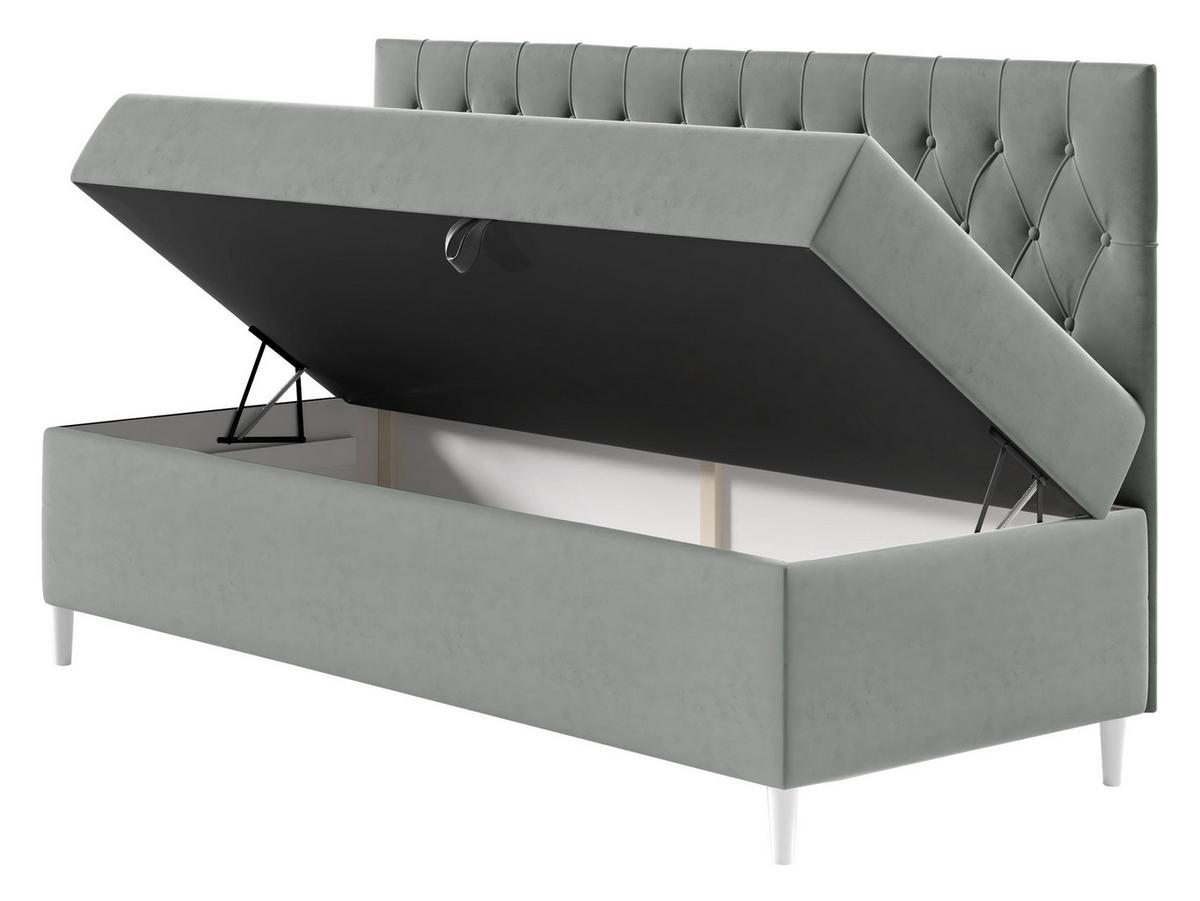 BOXBETT Filip Junior 2 - H3 - Türkis/Weiß, Holz (80/200cm) - MIRJAN24