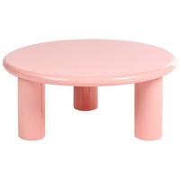 COUCHTISCH Rosa Itasca - Pink, Holzwerkstoff (80/80/35cm) - Beliani