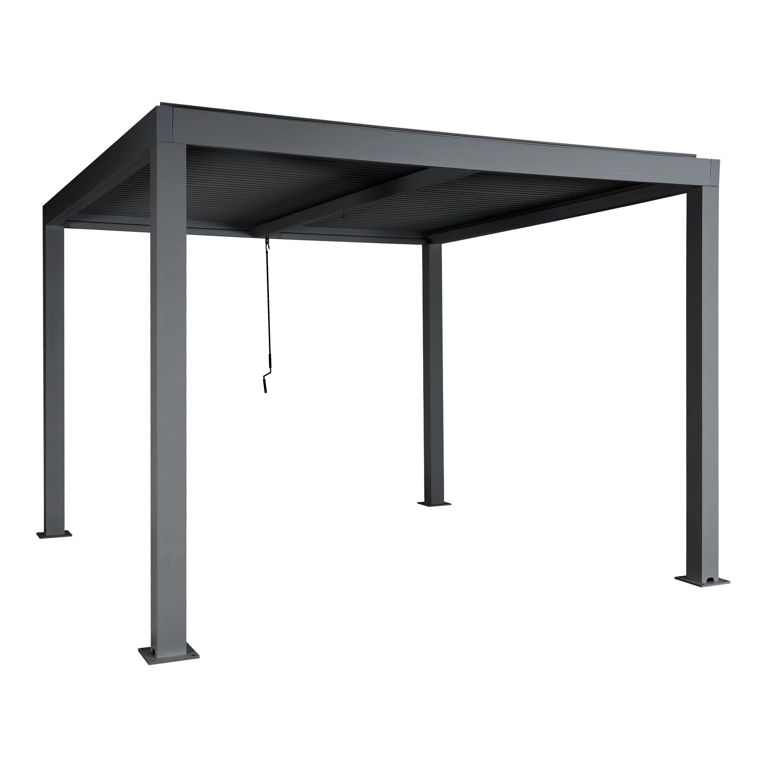 PERGOLA Anthrazit - Anthrazit, Metall (300/220/300cm) - MCW