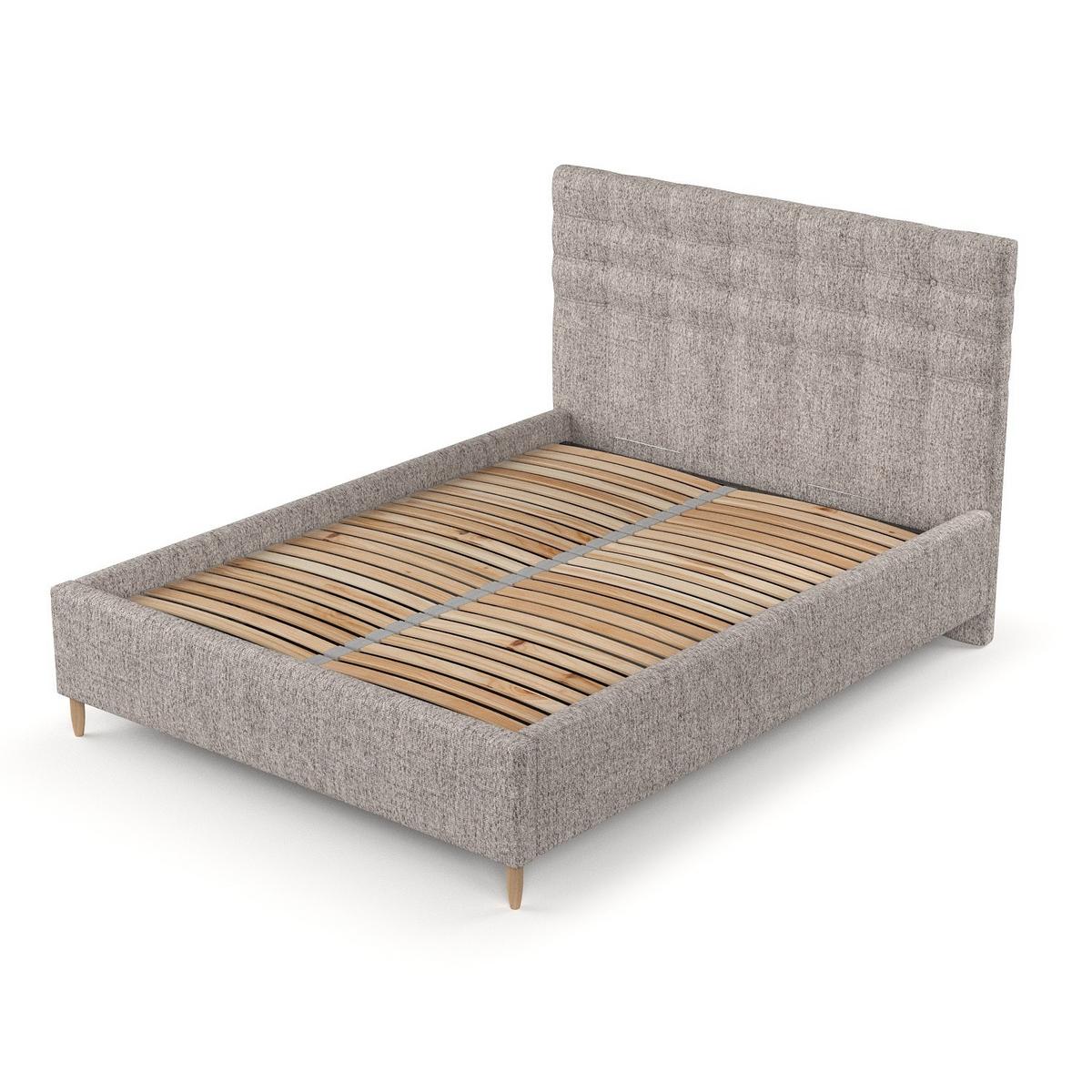 POLSTERBETT Soma 140/200 cm Beige im Neve Stoff - Beige/Naturfarben, Holz/Holzwerkstoff (140/200cm) - AltaBeds