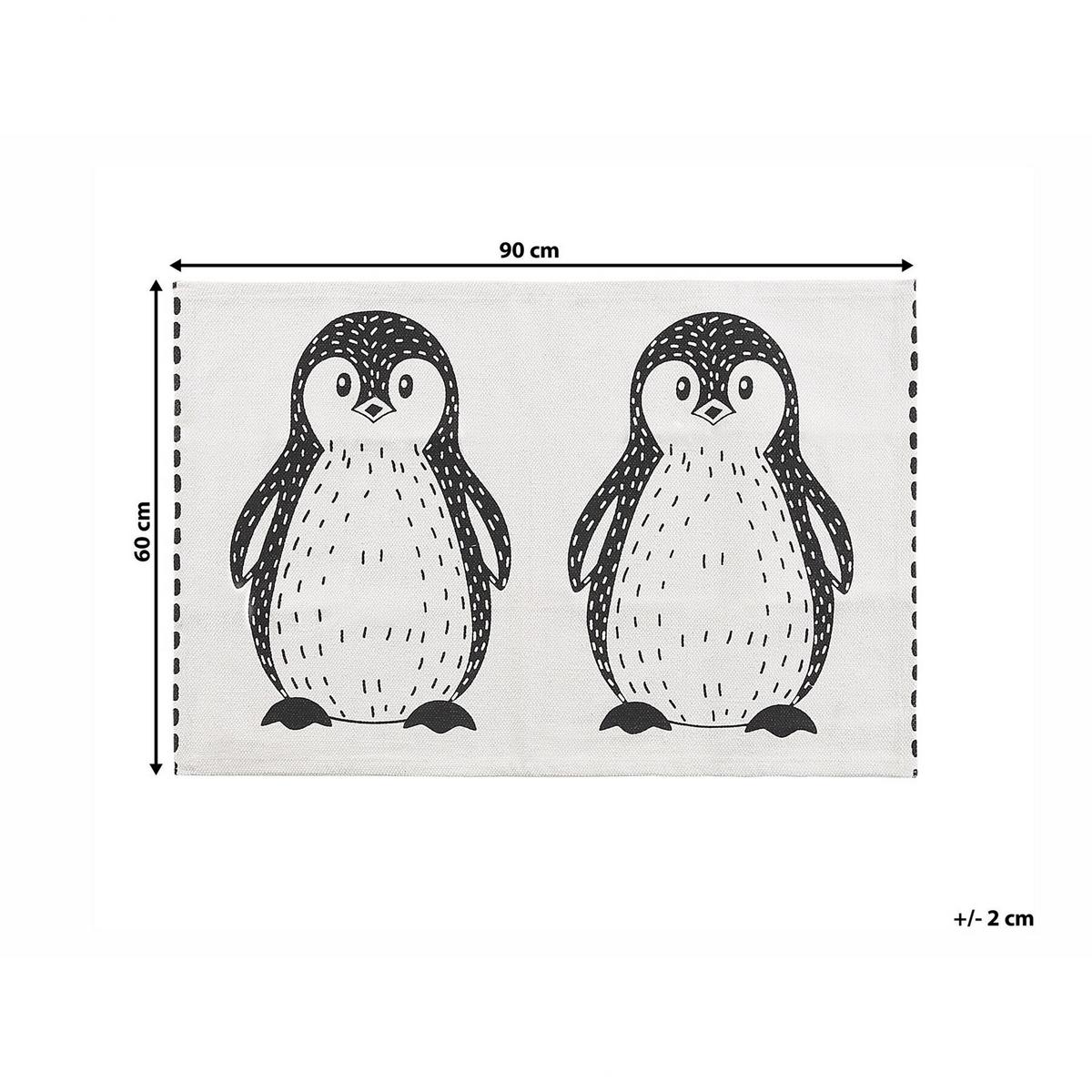 KINDERTEPPICH Hajdarabad 90/60 cm - Weiß, Textil (60/90cm) - Beliani