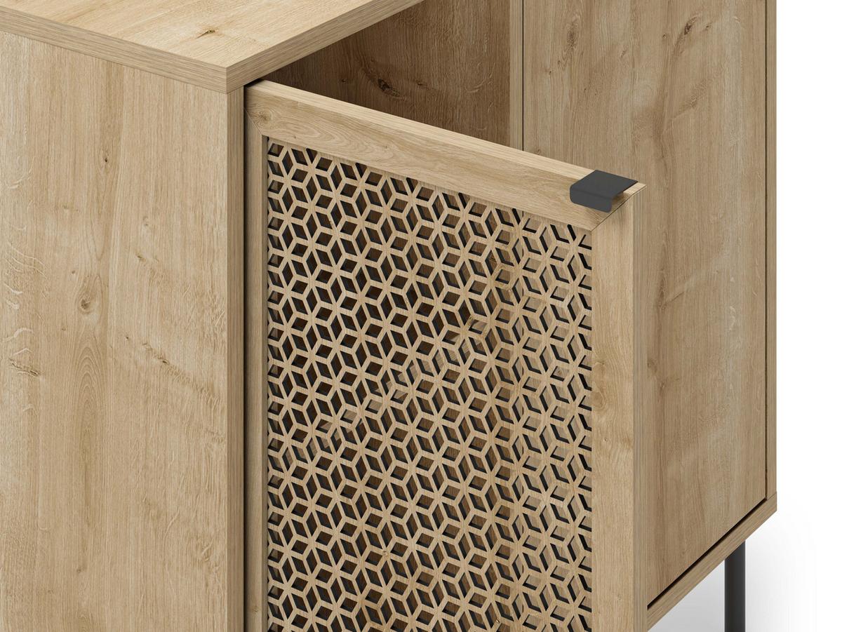 SCHRANK Inca Braun 83.6/40/80.3 cm - Braun, Holz (40/80.3/83.6cm) - Calicosy