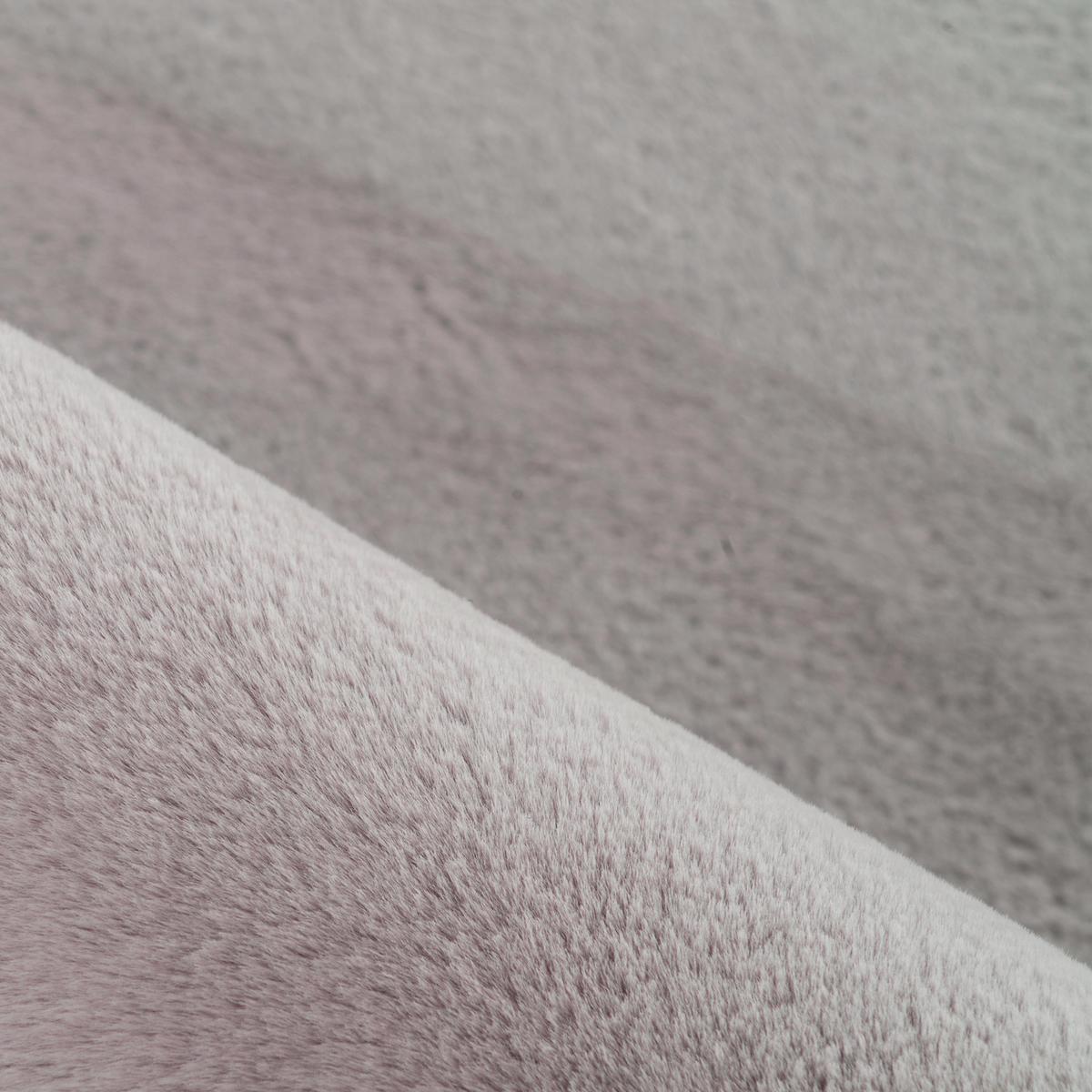 KURZFLORTEPPICH Waschbar NECKAR, einfarbig, aus Polyester, Beige, Ø 120 cm - Beige, Textil (120/120cm) - KADIMA DESIGN