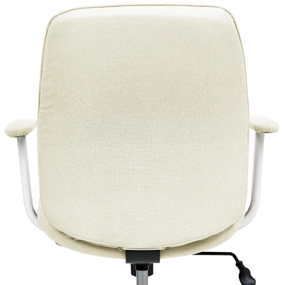 BÜROSTUHL Mintgrün Carlton - Weiß/Mintgrün, Textil (60/87/60cm) - Beliani