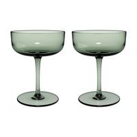 SEKTSCHALEN / DESSERTSCHALEN Like Glass Sage 100 ml 2er Set - Grün, Glas (0.1L) - like.Villeroy & Boch