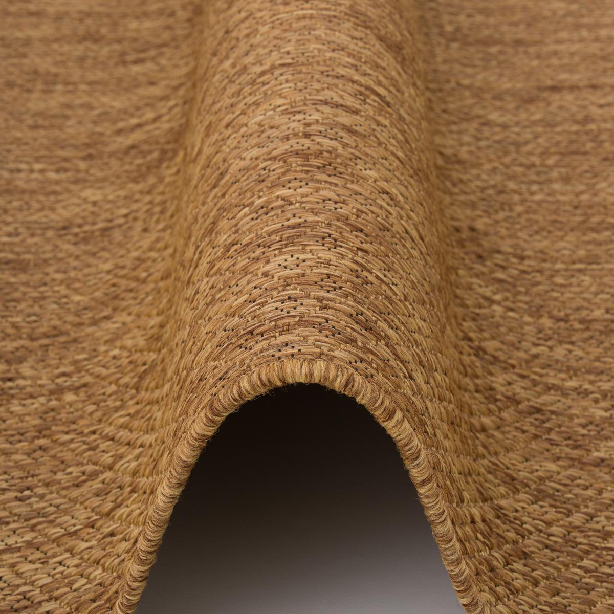 IN- & OUTDOOR FLACHGEWEBE TEPPICH PORTO MELIERT - Naturfarben, Textil (80/200cm) - Snapstyle