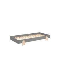 STAPELBETT Karlene 204x28x94 aus MDF in Grau - Grau, Holzwerkstoff (90/200cm) - 58aufmkessel