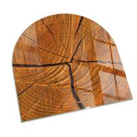 GLASPLATTE für Kamin 100x100 cm - Orange, Glas (100/100/0.4cm) - TULUP