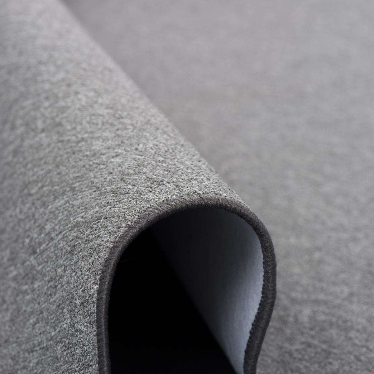 FEINSCHLINGEN VELOUR LÄUFER TEPPICH STRONG - Anthrazit, Textil (100/400cm) - Snapstyle