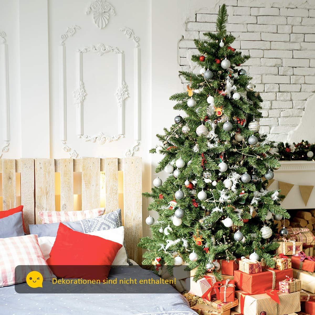 WEIHNACHTSBAUM Grün - Grün, Kunststoff (180cm) - COSTWAY