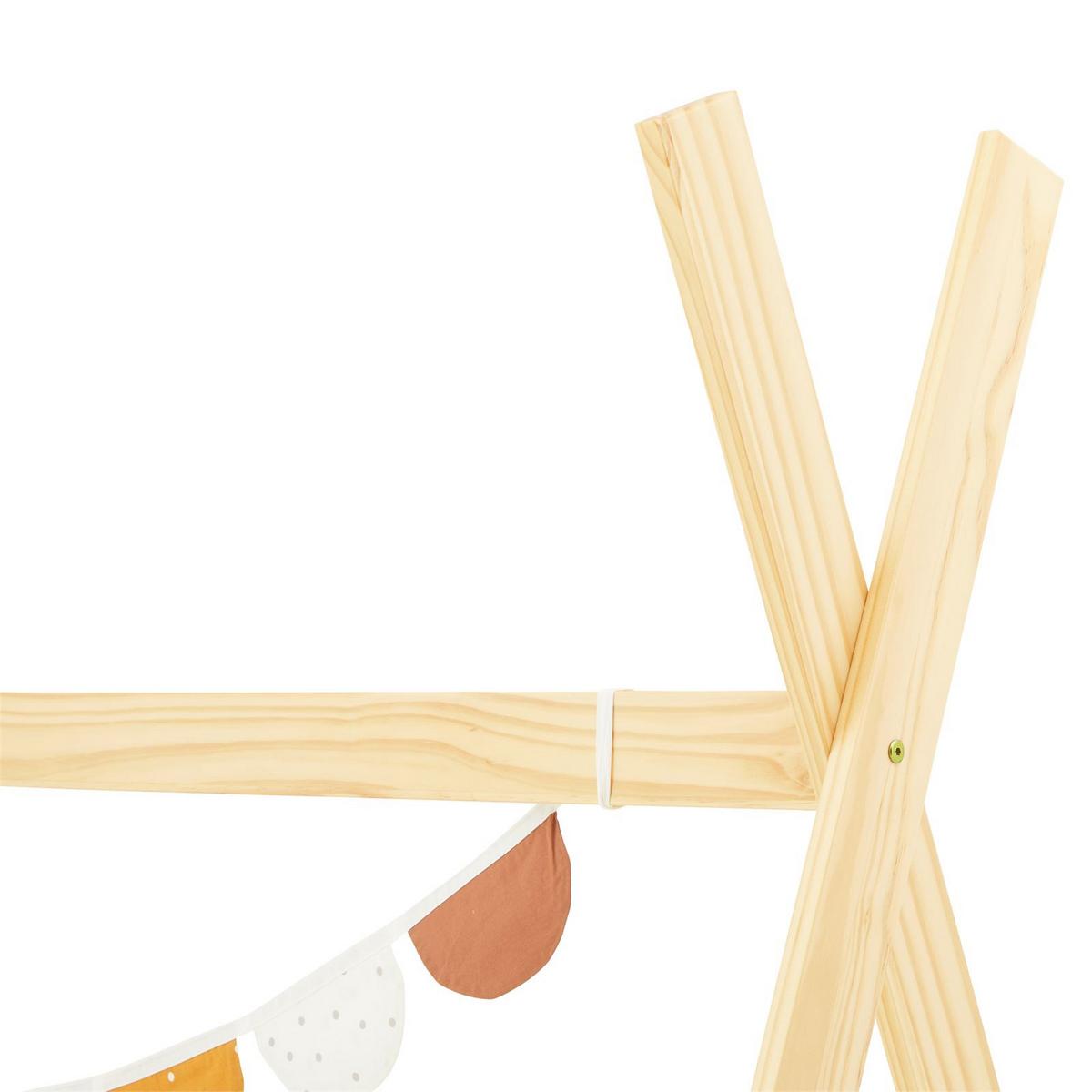 TIPIBETT ELIN 90X190 CM - Naturfarben, Holz (90/190cm) - IDIMEX