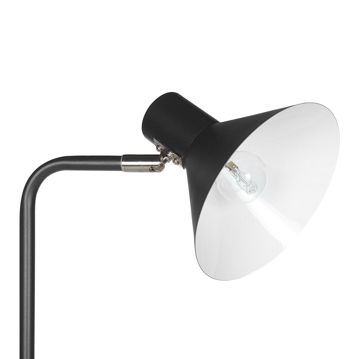 STEHLAMPE Rimava 23/23/154 cm - Schwarz, Metall (23/23/154cm) - Beliani
