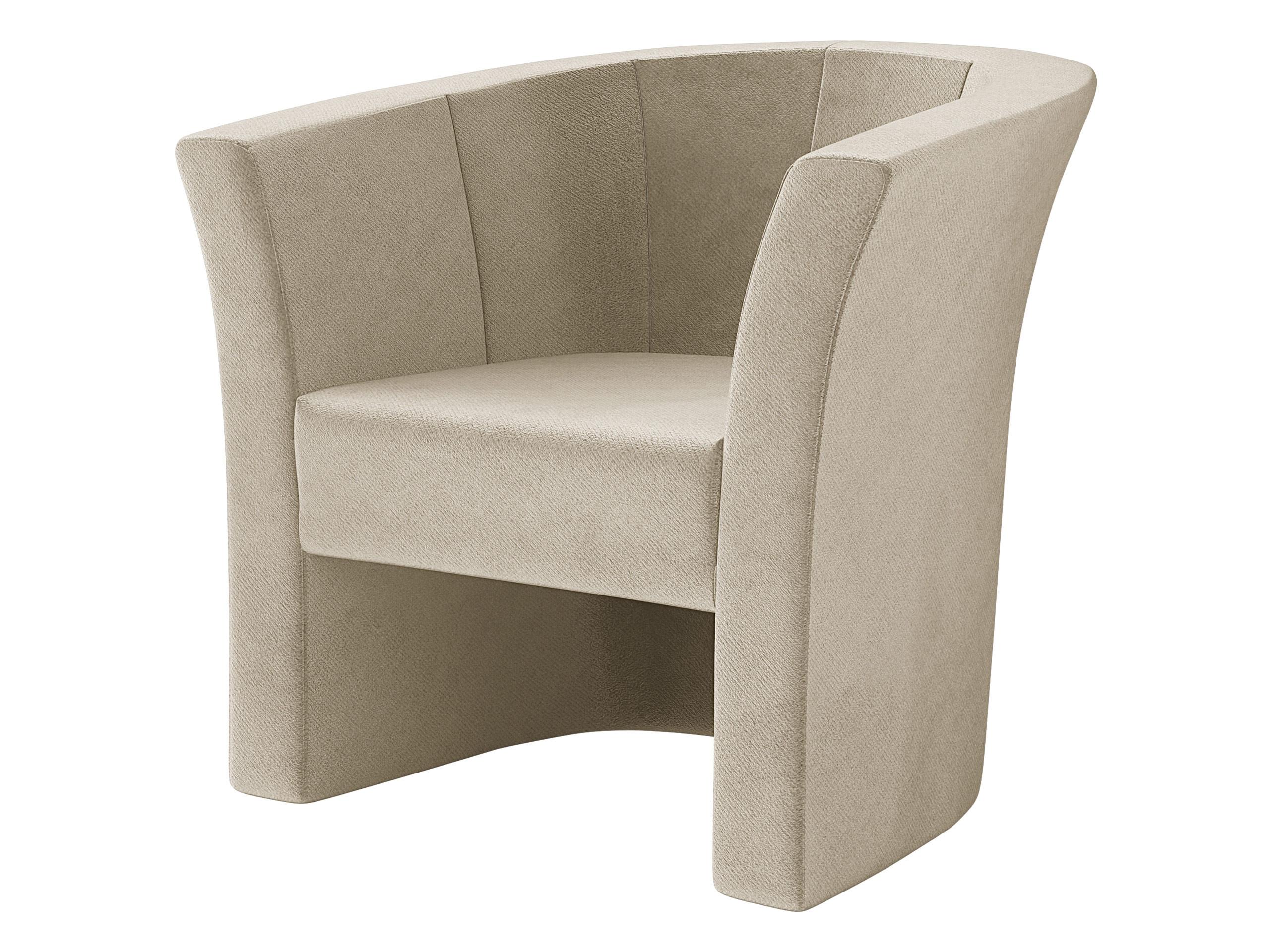 SESSEL Niko - Beige/Schwarz, Holzwerkstoff/Kunststoff (71/76/65cm) - MIRJAN24
