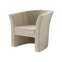SESSEL Niko - Beige/Schwarz, Holzwerkstoff/Kunststoff (71/76/65cm) - MIRJAN24