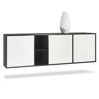 SIDEBOARD Cuba Türen in Weiß matt - Weiß, Holzwerkstoff (182/53/35cm) - Vladon