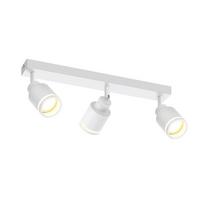 DECKENSTRAHLER Remscheid 3-flammig 42/5/15.7 cm - Weiß, Metall (42/5/15.7cm) - Nettlife