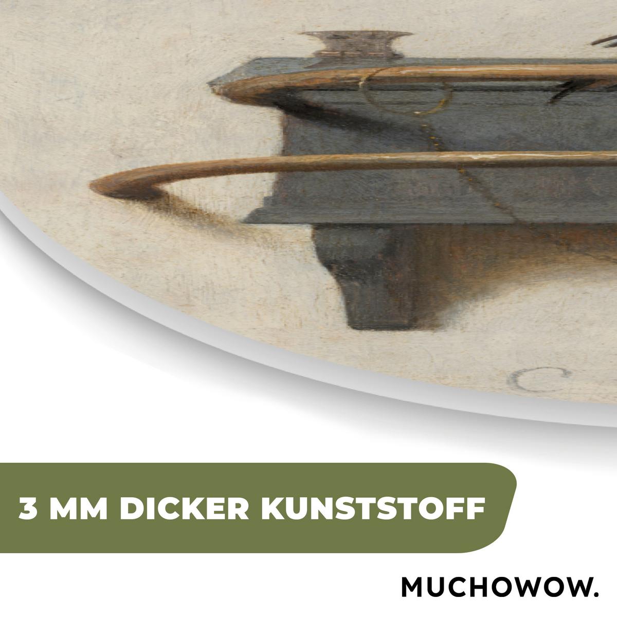 WANDBILD Stieglitz - Alter Meister - Carel Fabritius Deko Wohnzimmer 40x60 cm - Grau, Kunststoff (40/60cm) - MuchoWow