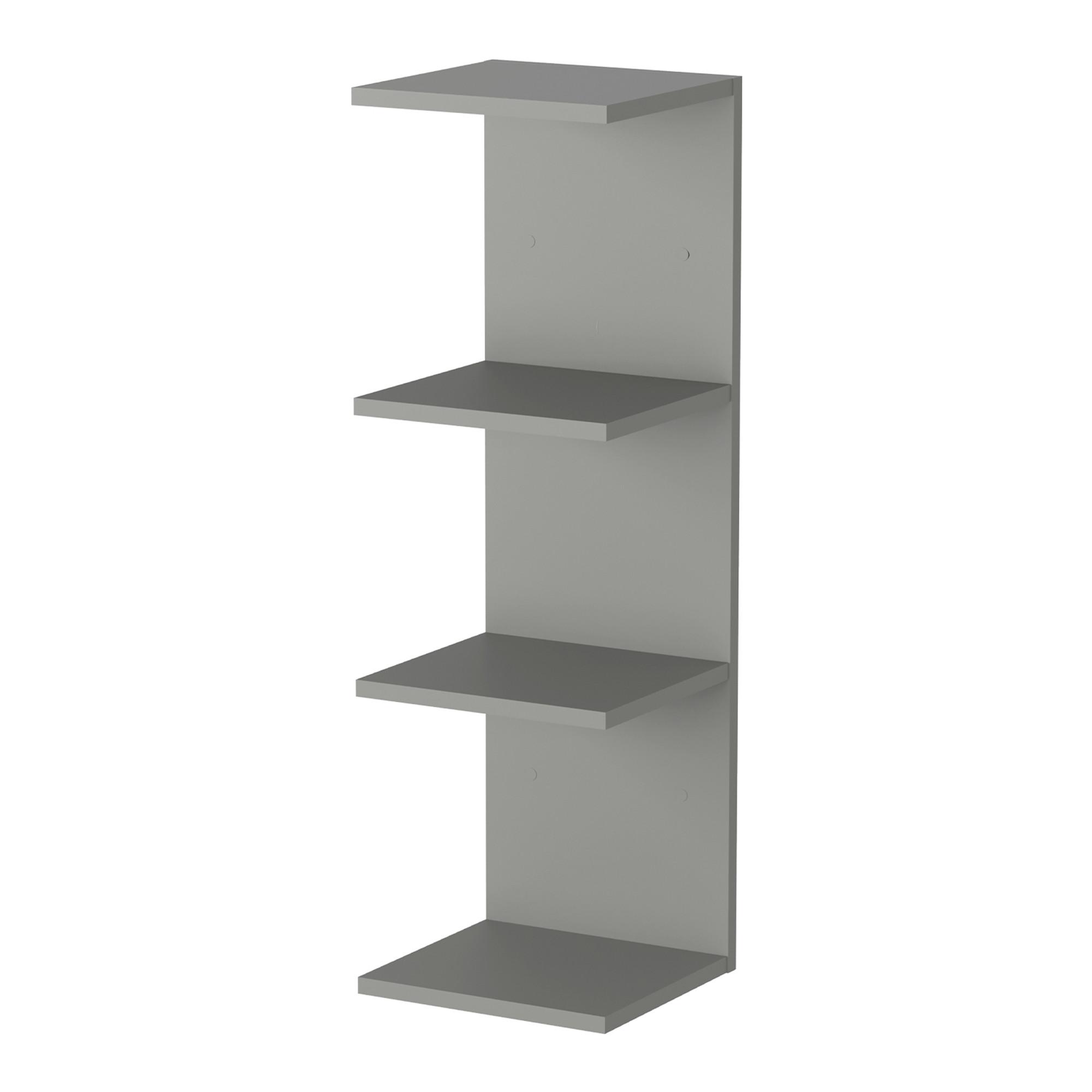 WANDREGAL Surahammar - Grau, Holzwerkstoff (30/95/28cm) - [en.casa]