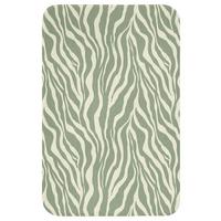 WC-VORLEGER Zebra - Motiv - Grün WC Teppich 40x60 cm - Salbeigrün, Textil (40/1cm) - OnlyWow