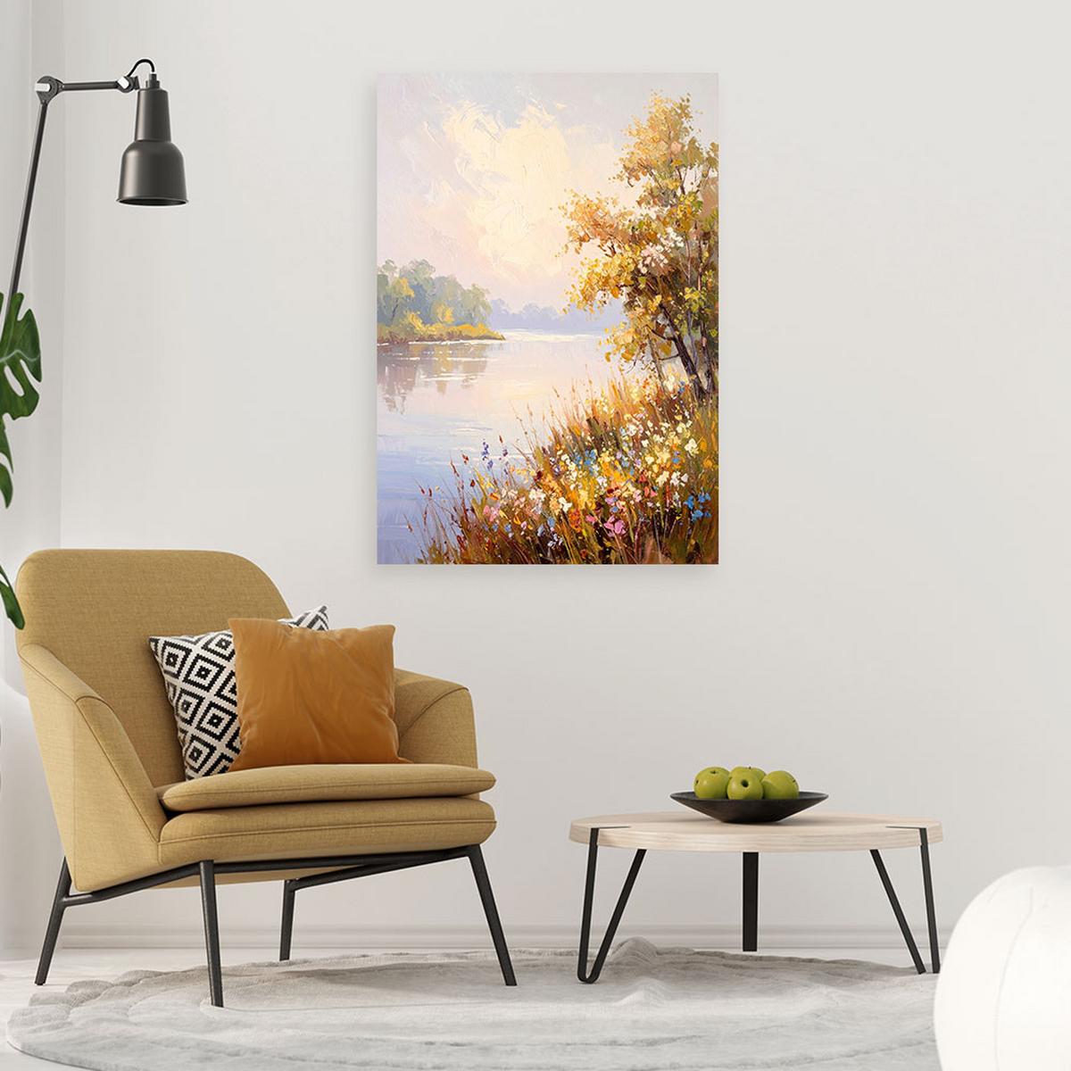 LEINWANDBILD Landschaften 40x60cm - Grau, Textil (40/60cm) - Feeby