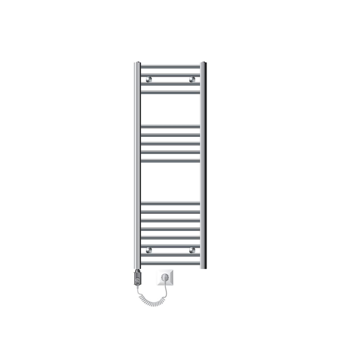 BADHEIZKÖRPER - Chromfarben, Metall (40/120/120cm) - LuxeBath