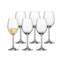 WEISSWEINGLÄSER Daily transparent 170 ml 6er Set - Transparent, Glas (0.37L) - Leonardo Living