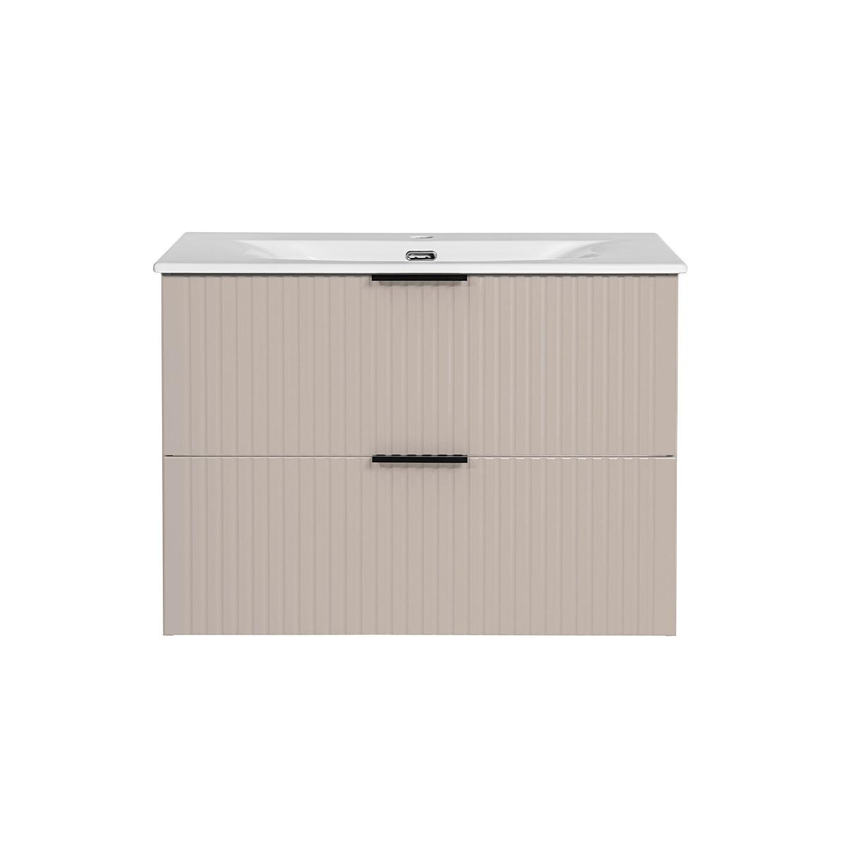 WASCHTISCH 80.2cm Adriel Beige - Beige, Holzwerkstoff (80.2/57/46cm) - Petits-meubles