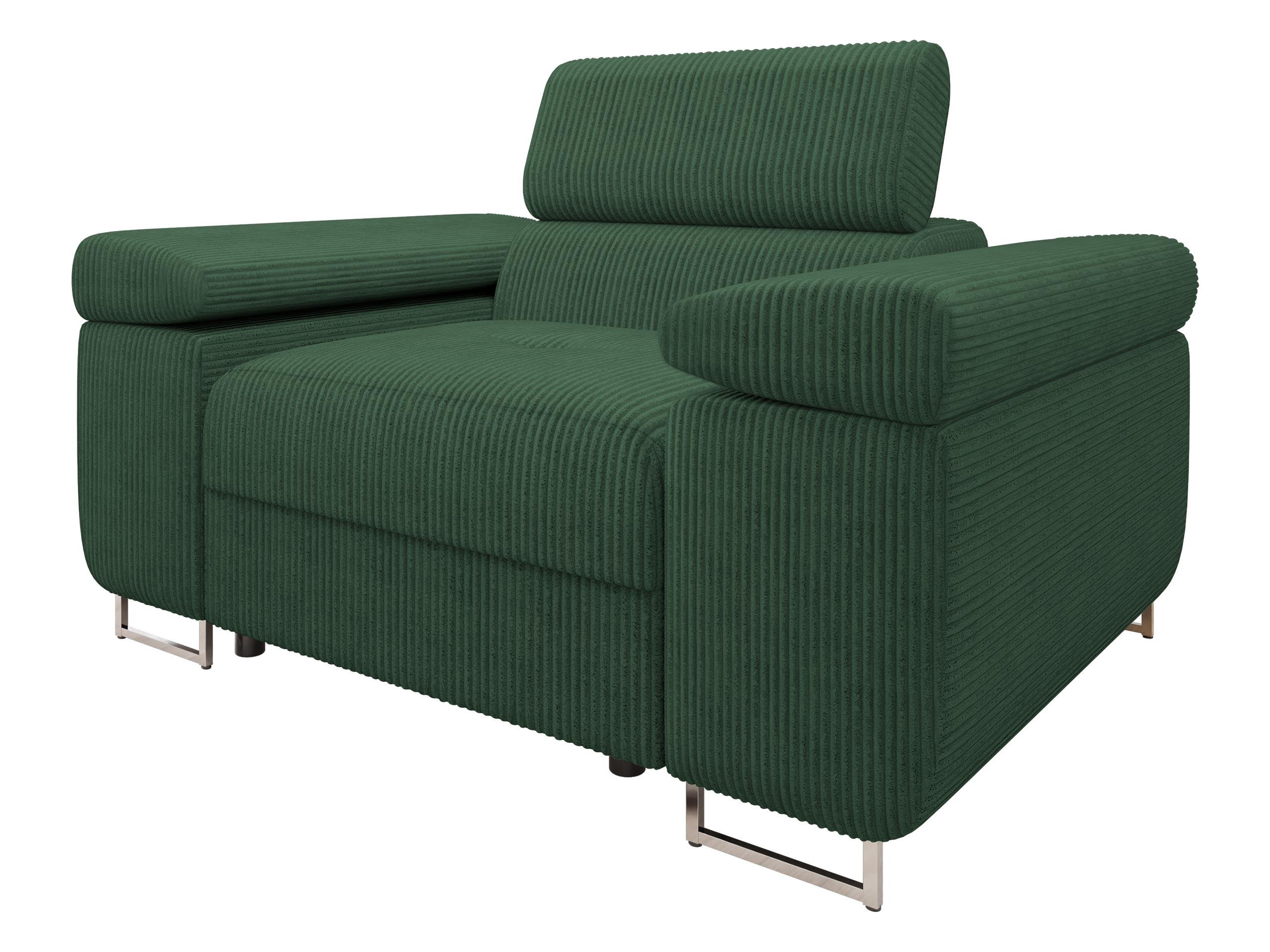 SESSEL Torezio Cord - Grün, Holz/Textil (134/90/102cm) - MIRJAN24