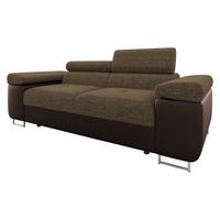 SOFA Torezio 2 - Braun, Holz/Textil (198/90/102cm) - MIRJAN24