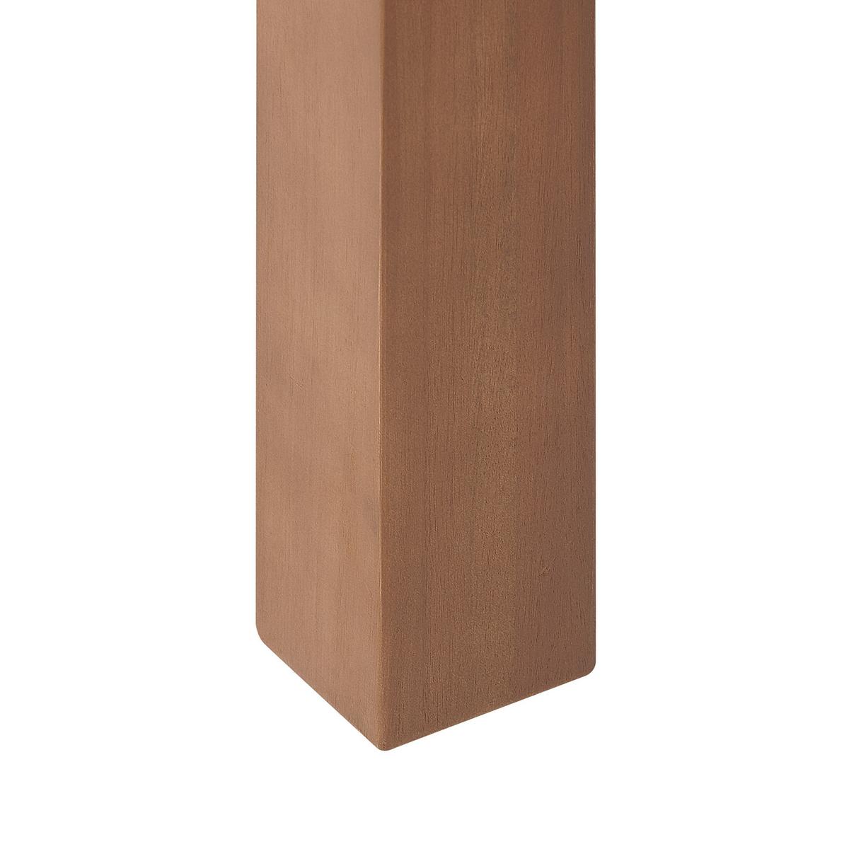 GARTENMÖBEL SET 6-Sitzer Eukalyptusholz hellbraun Monsano - Hellbraun, Holz - Beliani