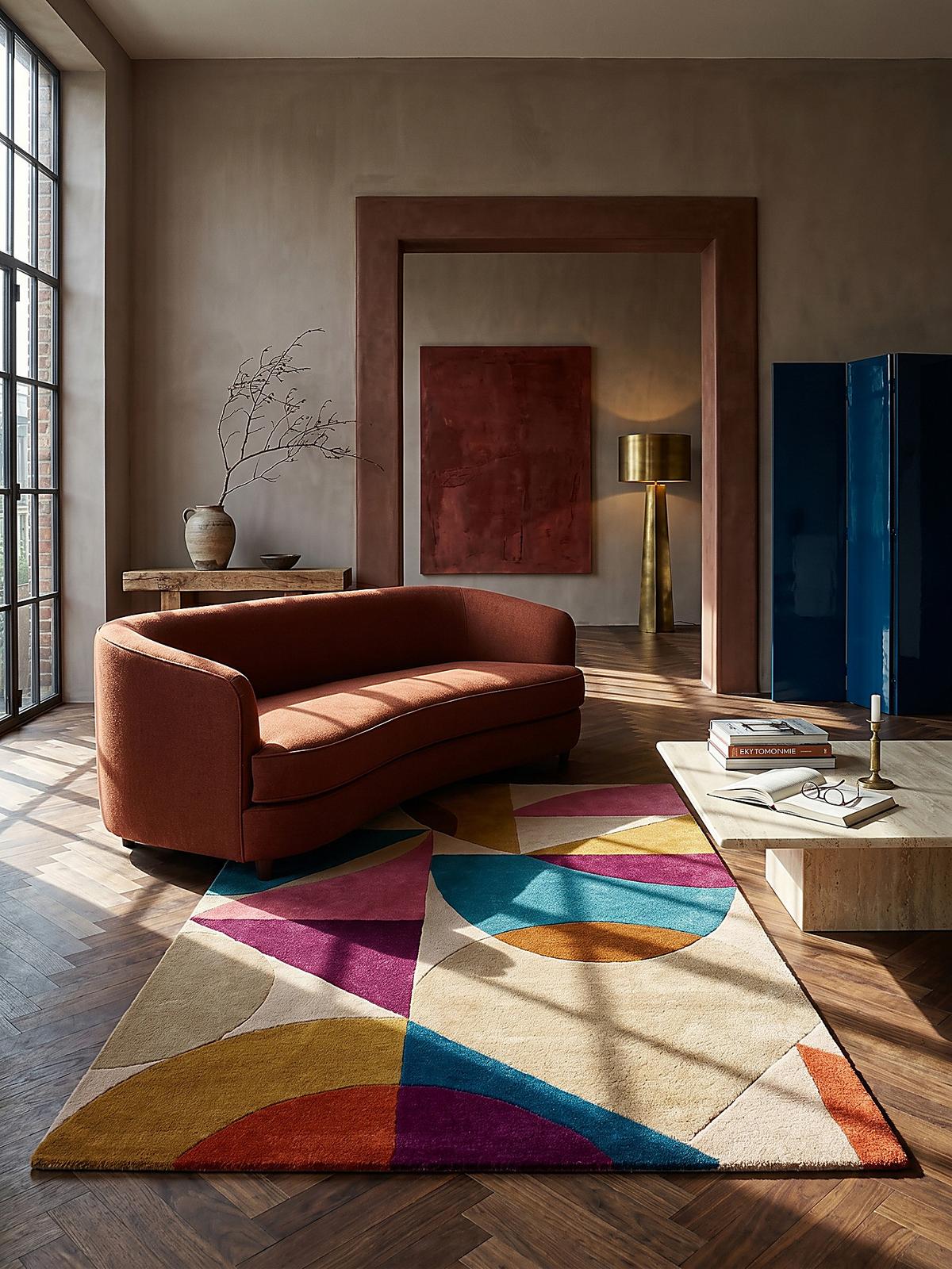 WOLLTEPPICH AIRE, abstrakt, Bunt, 200 x 290 cm - Multicolor, Textil (290/200cm) - KADIMA DESIGN