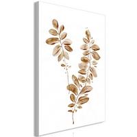 KUNSTDRUCK Weiß 80/120 cm - Weiß/Braun, Textil (80/120cm) - KUNSTLOFT